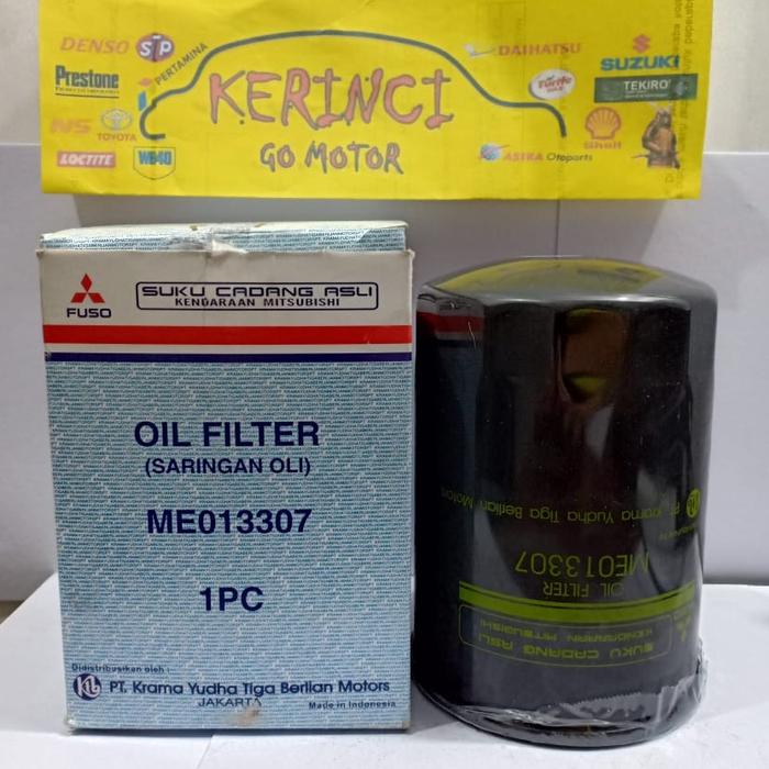 Gambar FILTER OLI ME-013307 ORI MITSUBISHI CANTER -DSL100-125-136PS dari Kerinci Go Motor undefined Tokopedia