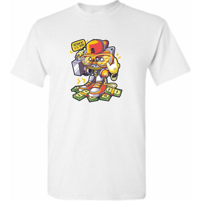 Gambar Kaos Hip Hop Graffiti - Putih, S dari NEO Sticker - Topper - Laser undefined Tokopedia
