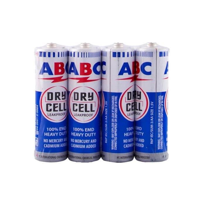 Gambar ABC Biru Battery AA 4 Pcs - Baterai A2 4pcs dari Puserba undefined Tokopedia