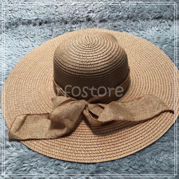 Gambar Topi Fiona Hat Pantai Sun - Cream Tua dari RFOSTORE undefined Tokopedia