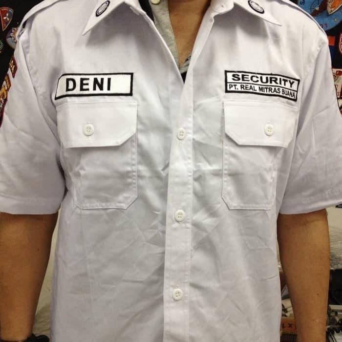 Gambar Baju Seragam Security PDH ukuran M / XL + Logo - Putih - Putih, M dari SAFETYME undefined Tokopedia