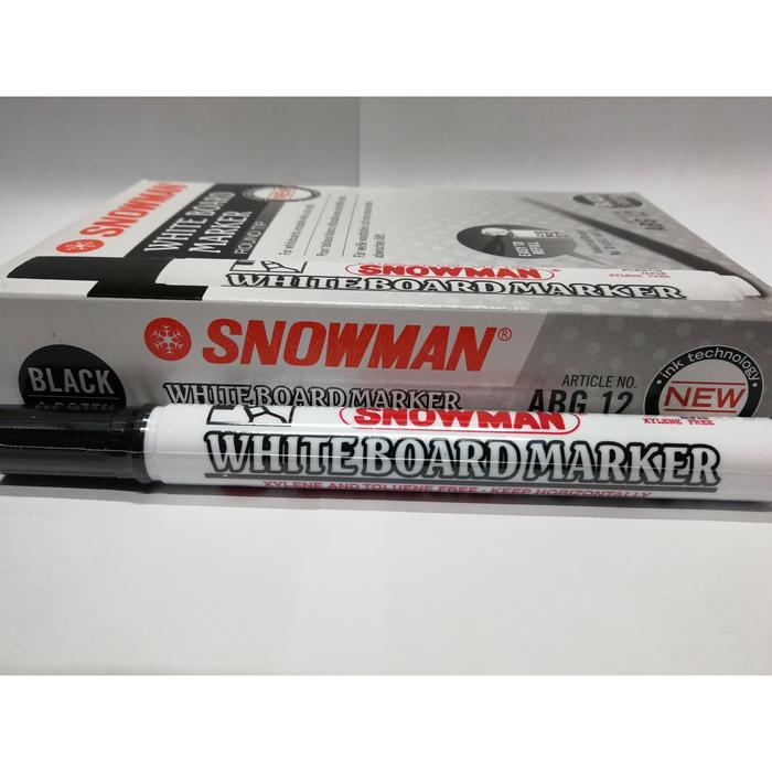 Gambar SPIDOL WHITEBOARD SNOWMAN ABG12 - Biru dari Brother Stationery undefined Tokopedia