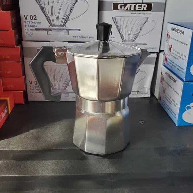 MOKA POT 3 CUP. MOKAPOT. ESPRESSO MAKER 