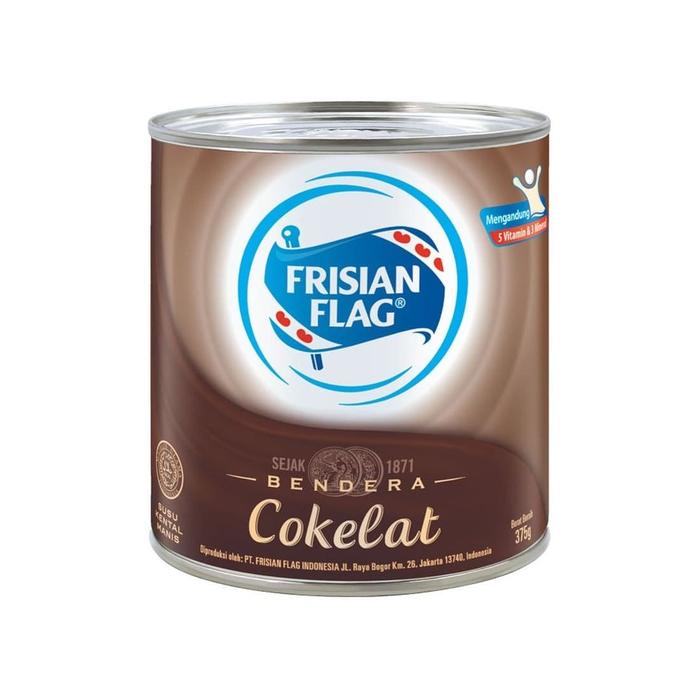 Gambar Frisian Flag Kaleng Cokelat 370ml Susu Kental Manis Bendera dari Toko Atong Grosir undefined Tokopedia