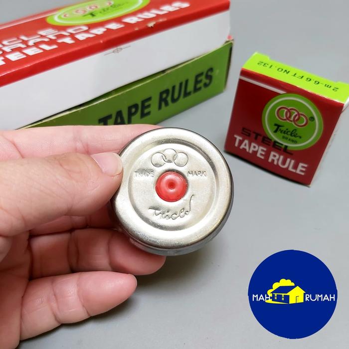 Gambar Meteran Jengkol Besi Mini Tricle 2 Meter 2m dari mahrumah.sby undefined Tokopedia
