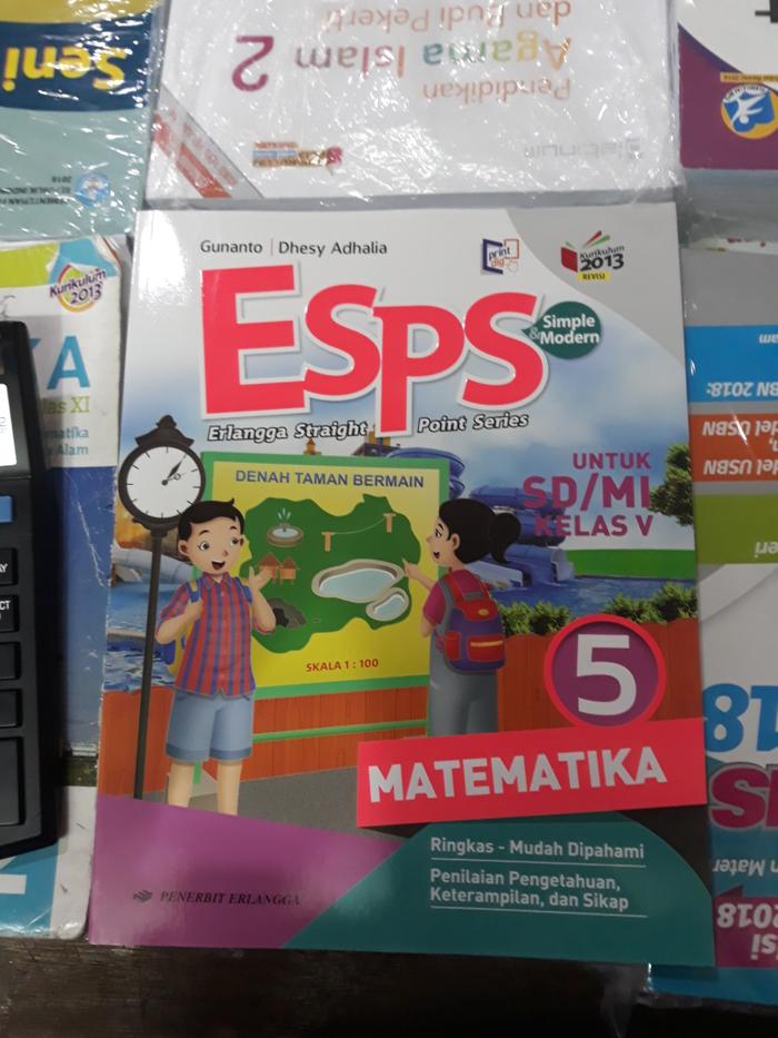 Jual Murah Buku Esps Matematika Kelas 5 Revisi K13n Erlangga Jakarta Utara Nadineempty Tokopedia