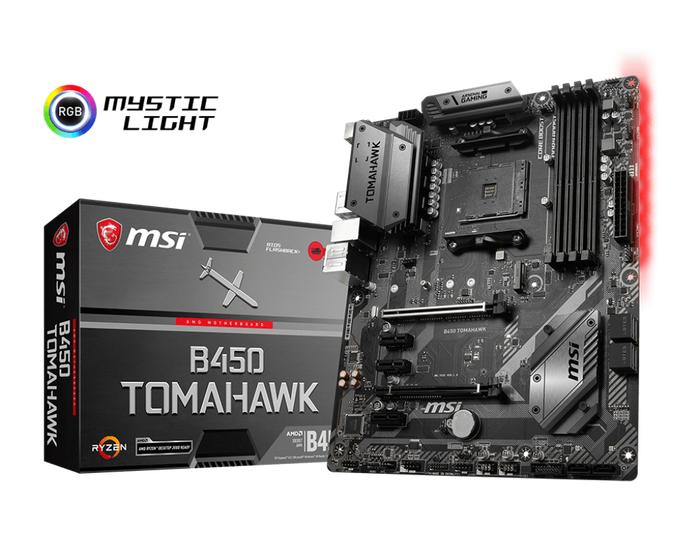 Motherboard AMD MSI B450-Tomahawk Socket AM4 di Macro Computer Tokopedia