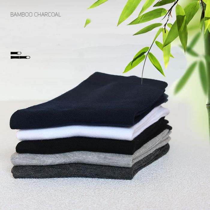 Gambar kaos kaki Serat Bambu Deodoran pria kaus kaki socks w08 - Hitam dari onlinecocotoko undefined Tokopedia
