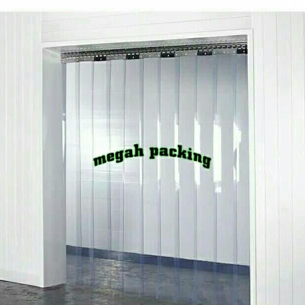 Gambar tirai pvc curtain custom set dari Megah Packing undefined Tokopedia