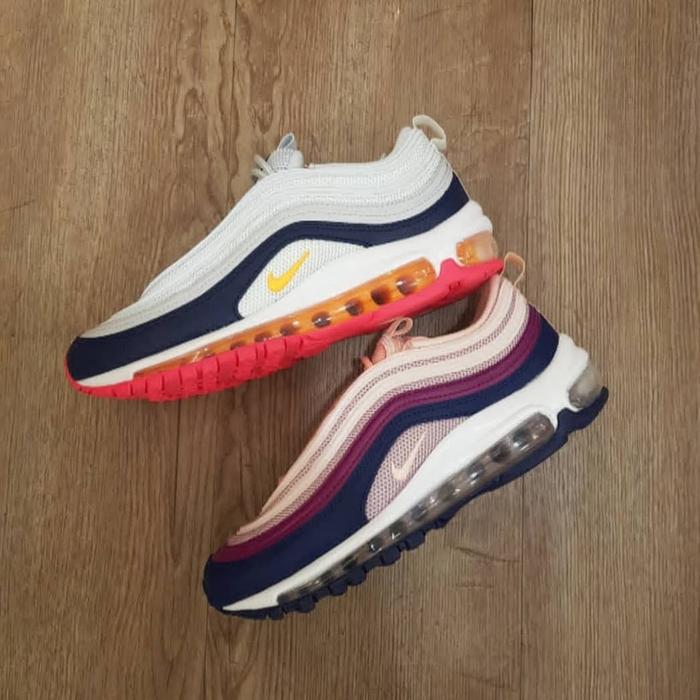 pink and navy blue air max 97
