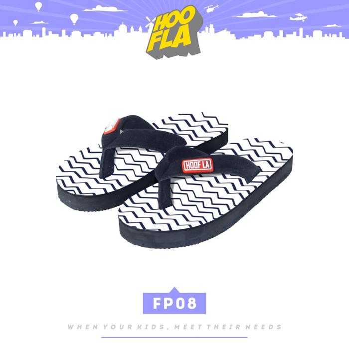 Gambar SANDAL ANAK MURAH FLIPFLOP HOOFLA (TANPA TALI BELAKANG) : FP 08 - FP 08 size 31 dari KOOGAYA undefined Tokopedia