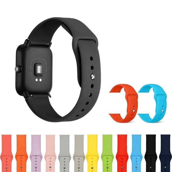 Jual RUBBER STRAP XIAOMI HUAMI AMAZFIT BIP, YOUTH, BIT SMARTWATCH