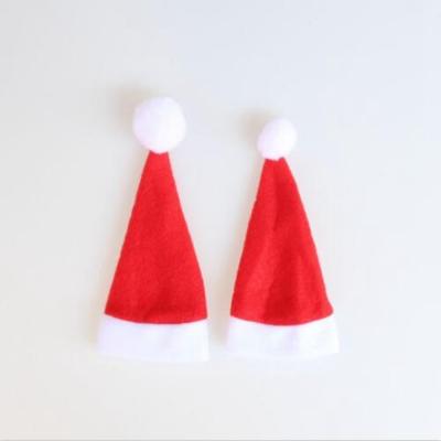 2Pcs Mini Christmas Santa Hat Knife 