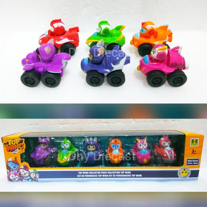 TOP WING Pack Collector - 6 Figurines De 8 Cm (Betty, Swift, Rod, Baddy, Penny, Brody)