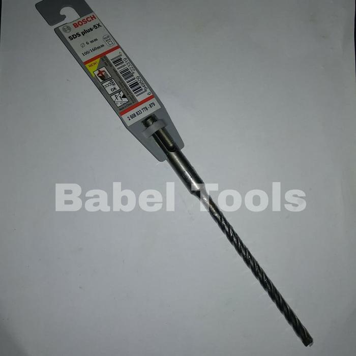 Gambar BOSCH SDS PLUS-5X | MATA BOR BETON 6 X 100/160 mm dari Babel Tools undefined Tokopedia