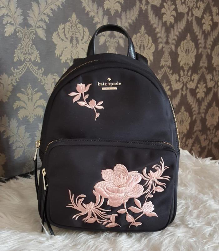 kate spade gray backpack
