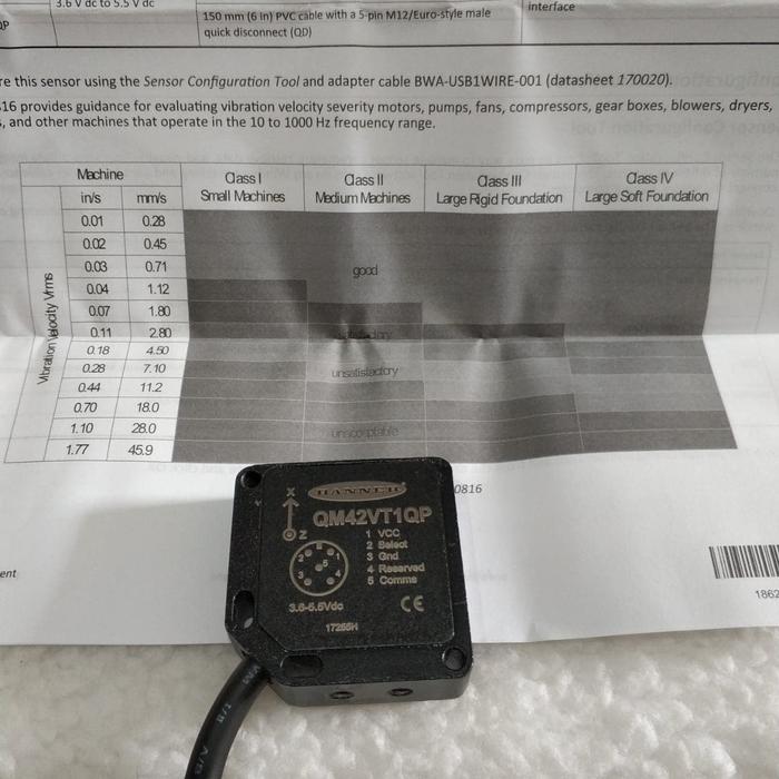 Jual BANNER QM42VT1QP VIBRATION TEMPERATURE SENSOR WIRELESS 802369 ...
