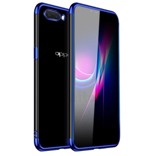 Gambar Oppo A7 Shiny Plating Clear Chrome Soft Case 1271 - Merah dari Bitgadget undefined Tokopedia