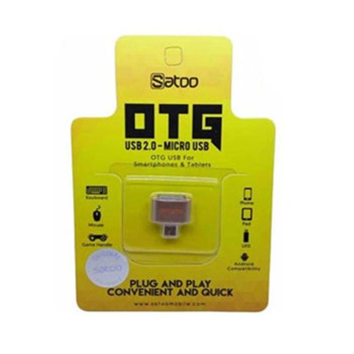 Gambar SATOO Micro USB To USB 2.0 METAL OTG Adapter - Gold Dan Silver dari EAONLINE undefined Tokopedia