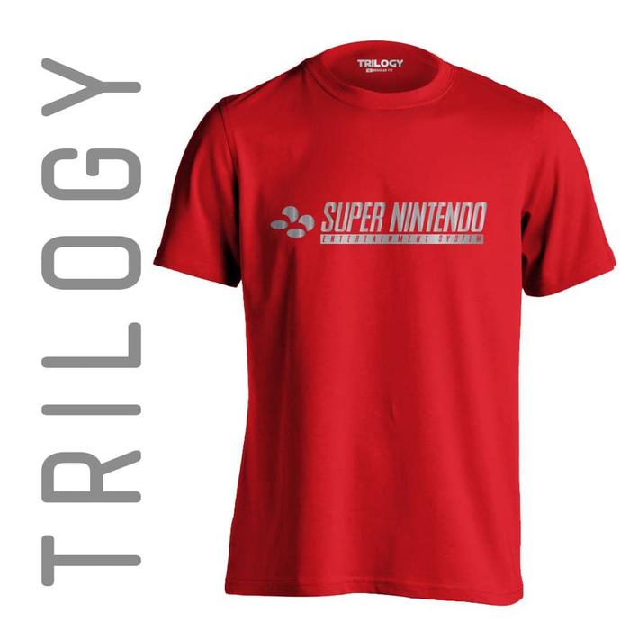 Gambar Kaos Premium Brand TRILOGY Game Super Nintendo Logo Tshirt - Merah, M dari TRILOGY WEAR undefined Tokopedia