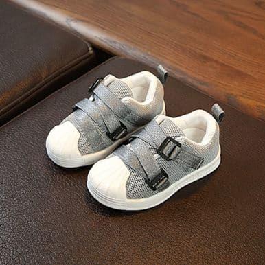 Gambar Sepatu Anak Laki-laki Cross Strap Grey Size 26-30 Import Murah - 29, Abu-abu Muda dari Camelia Baby&Kids undefined Tokopedia
