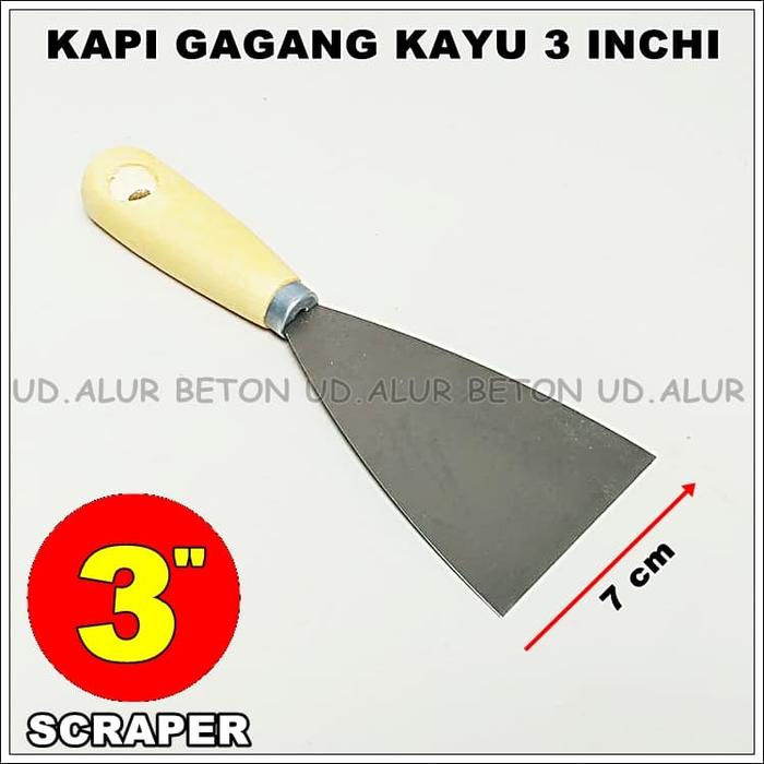 Jual Kapi 3 Inch Gagang Kayu - SCRAPER Kape - Kota Mojokerto - UD. ALUR ...