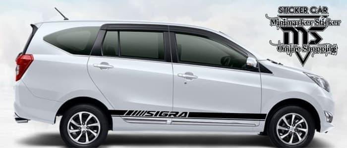 Gambar sticker stiker mobil sigra list body samping aksesoris ekterior dari mey project undefined Tokopedia