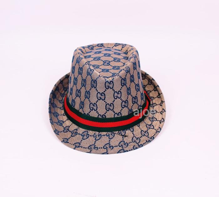 Jual Ajoe Topi Fedora Guci - Beige 