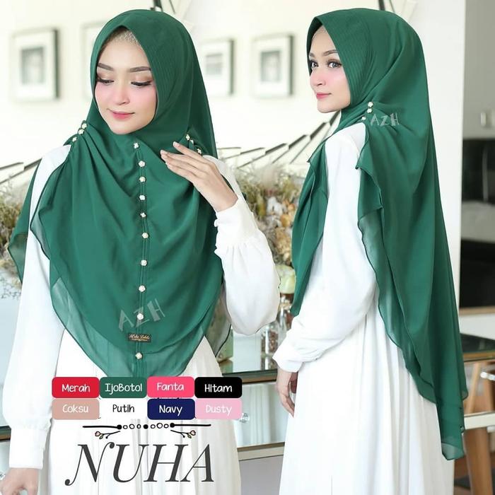 KHIMAR NUHA/Hijab Instant/Jilbab Instan Terbaru/Kerudung/Khimar Syar'i  Fanta