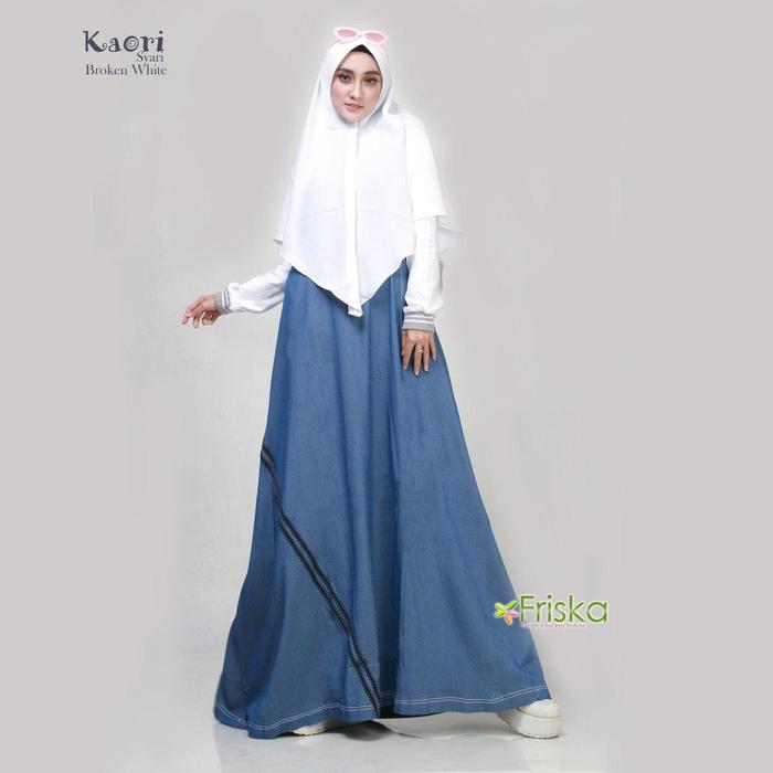 Gambar KAORI Set Gamis Khimar Syari Hamil Busui Friendly by Shaki Hijab - Broken White, SM dari HIJABMF undefined Tokopedia