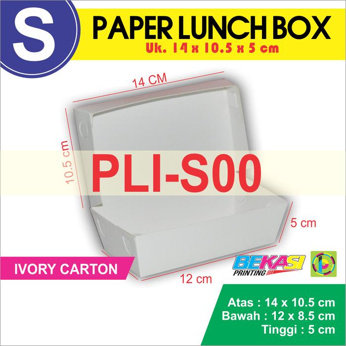 Gambar Order Sampel Paper Lunch Box / Dus Makanan Autolock / Take Away - PLISOO dari Bekasi Printing Utama undefined Tokopedia