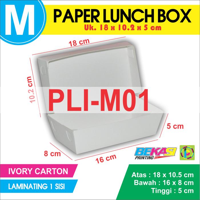 Gambar Order Sampel Paper Lunch Box / Dus Makanan Autolock / Take Away - PLIMOI dari Bekasi Printing Utama undefined Tokopedia