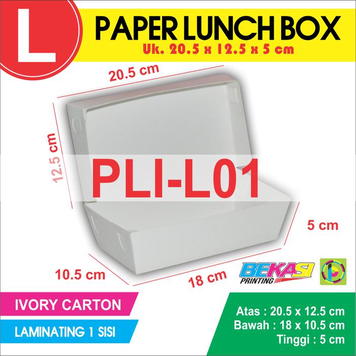 Gambar Order Sampel Paper Lunch Box / Dus Makanan Autolock / Take Away - PLILOI dari Bekasi Printing Utama undefined Tokopedia