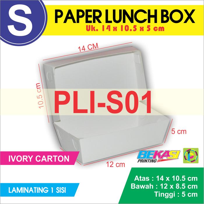 Gambar Order Sampel Paper Lunch Box / Dus Makanan Autolock / Take Away - PLISOI dari Bekasi Printing Utama undefined Tokopedia