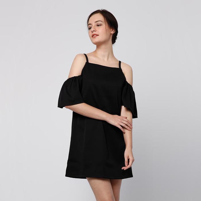 Gambar SABA DRESS BLACK LOOKBOUTIQUESTORE - Hitam, S dari LOOKBOUTIQUESTORE undefined Tokopedia