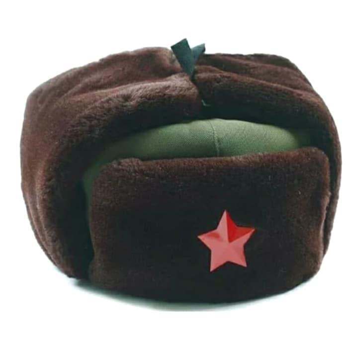 Jual Ushanka Militer Bintang Merah 