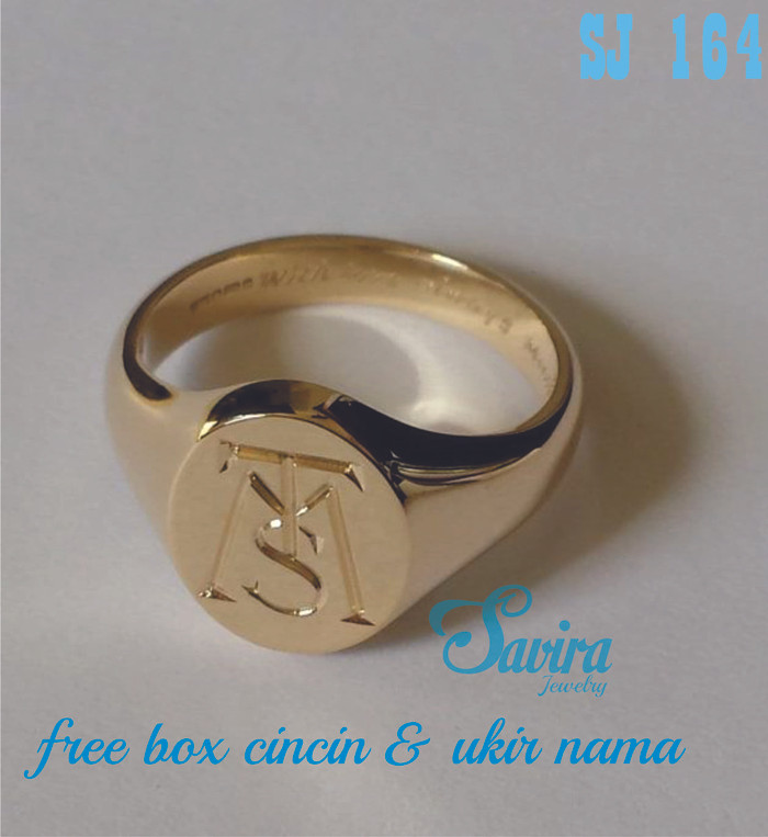 Cincin Signetcincin Priacincin Customcincin Signet Perak Sj 164