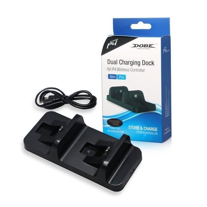 Gambar DOBE charging dock charger stik stick dualshock DS4 PS4 PS 4 slim pro dari GAMEUP.ID undefined Tokopedia