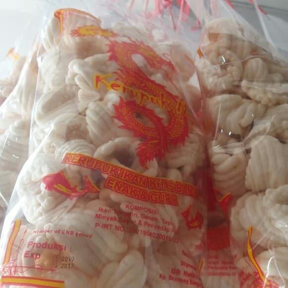 Gambar kerupuk /kempelang spiral cap Naga pangkal pinang bangka dari mentari snack bangka undefined Tokopedia