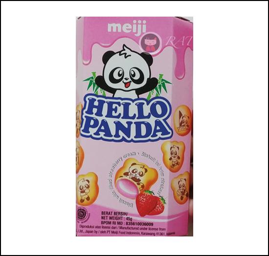 Gambar MEIJI HELLO PANDA - 45gr IMPORT SWISS - Strawberry dari cemilkuu undefined Tokopedia