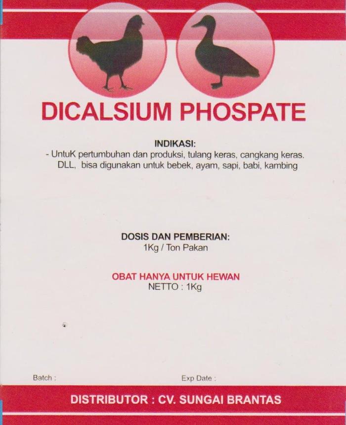 Gambar DiCalcium Phosphate - Dikalsium fosfat - DCP dari Cv. Sungai Brantas undefined Tokopedia