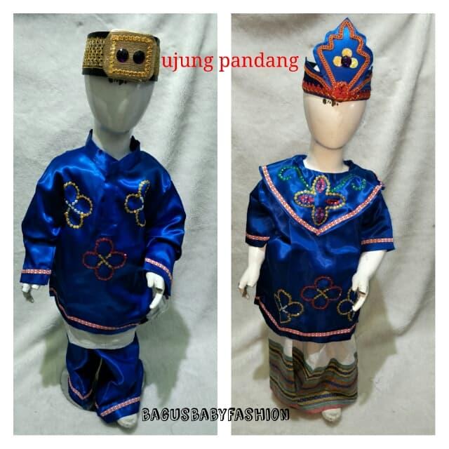 Gambar Kostum Adat Anak khas Ujung Pandang Keren dari bagusbabyfashion Kota Yogyakarta Tokopedia