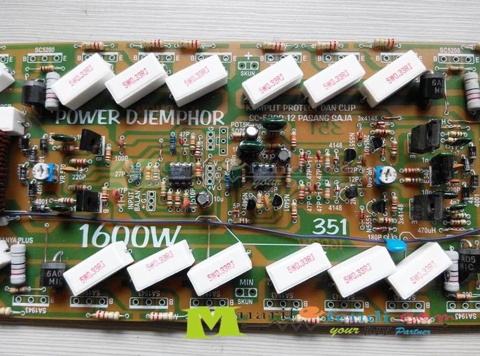 Gambar KIT Power Amplifier 1600Watt 12set 30cm plus protek 351 CLASS GB dari MUARIF EFENDI undefined Tokopedia