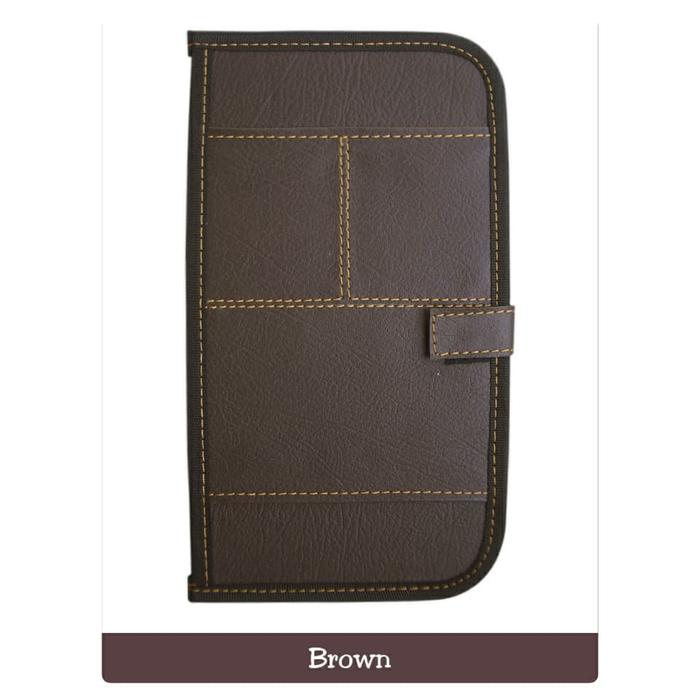 Gambar Tempat CD Mobil Sun Visor Multi Colour 'BROWN' dari Technozio Store undefined Tokopedia