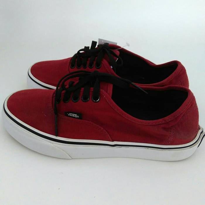 Gambar sepatu vans second Original - Maroon dari Rezeki Tumpah001 undefined Tokopedia