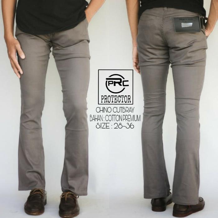 Gambar Celana panjang chino cutbray PRC terlaris mar041201cs2 - Abu-abu Muda, 34 dari MW Grosir Pakaian undefined Tokopedia
