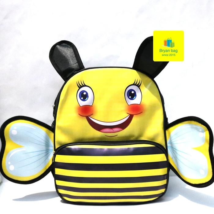 Gambar tas sekolah anak tk Karakter Bee Penguin - BEE dari Bryan Bag Jakarta Utara Tokopedia