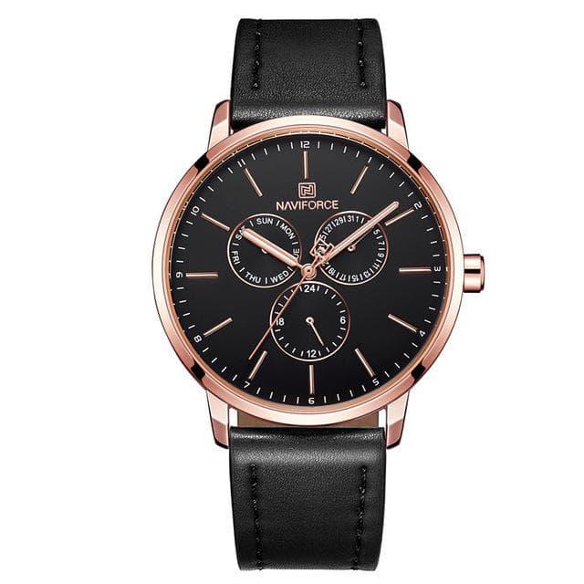 Gambar Naviforce Tali Kulit Multifungsi - Jam Tangan Pria - 3001 - Original - Hitam Rose dari Liga.Arloji undefined Tokopedia