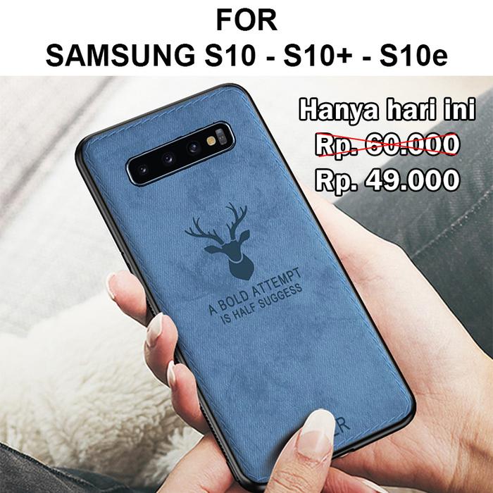Gambar Deer case Samsung S10 - S10 Plus - S10e softcase casing cover leather - Hitam, S10 PLUS dari Casing handphone murah undefined Tokopedia