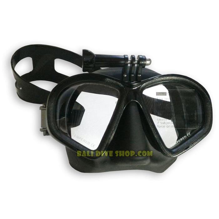 Gambar Mask Spearfishing w/ mount camera action zeepro (optical lens) (BDS) - LENSA MINUS dari Bali Scuba Dive Shop undefined Tokopedia